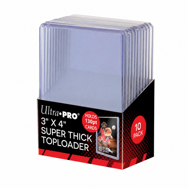 Ultra PRO Super Thick Toploaders 130PT – 10 Stuks