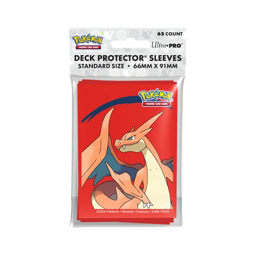 Ultra PRO Pokémon Mega Charizard Y Deck Protector Sleeves – 65 Stuks