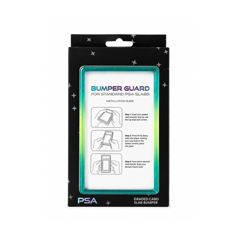 PSA Slab Bumper Guard met Transparante Achterplaat – Turquoise/Groen