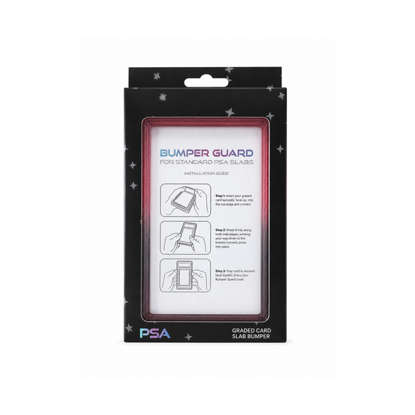 PSA Slab Bumper Guard met Transparante Achterplaat – Rood/Zwart