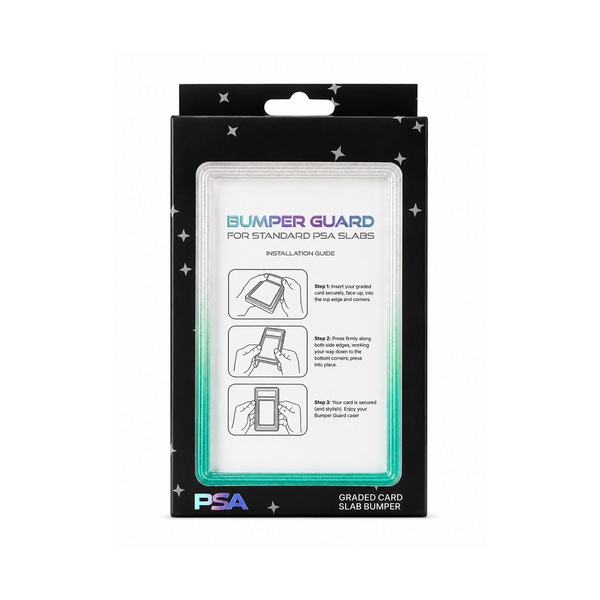 PSA Slab Bumper Guard met Transparante Achterplaat – Transparant/Groen
