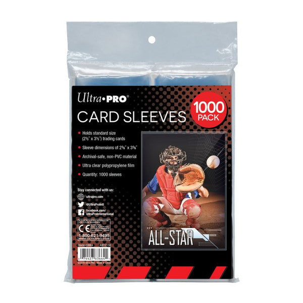Ultra PRO Card Sleeves – 1000 Stuks – Transparant