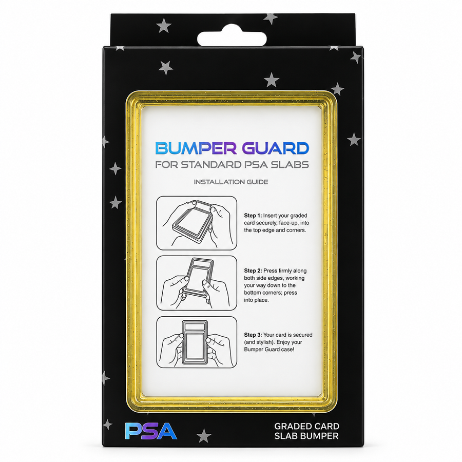 PSA Slab Bumper Guard met Transparante Achterplaat – Geel
