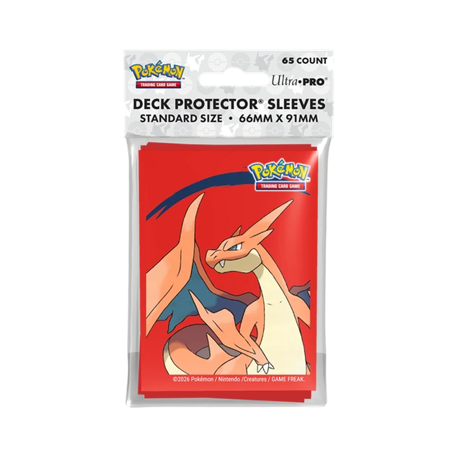 Ultra PRO Pokémon Mega Charizard Y Deck Protector Sleeves – 65 Stuks