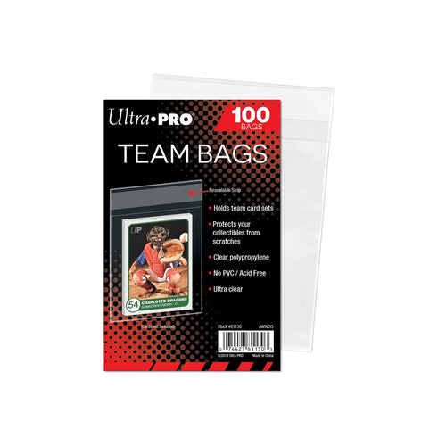 Ultra PRO Team Bags – Hersluitbaar – 100 Stuks