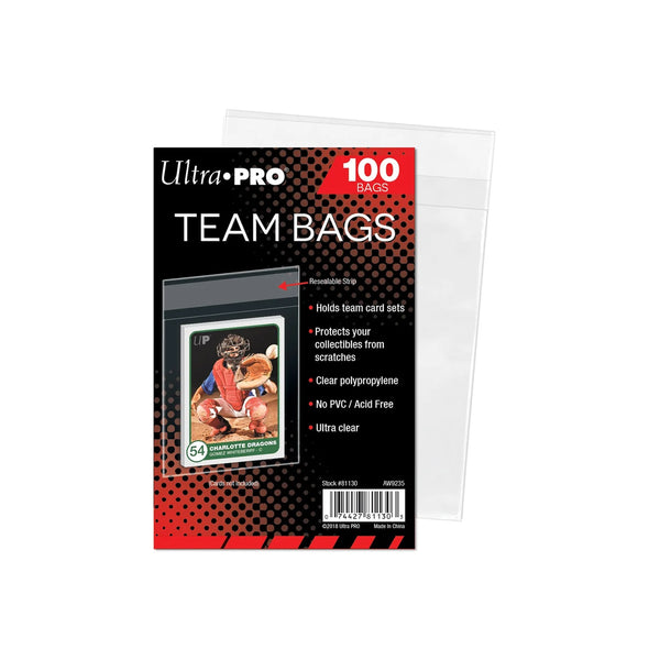 Ultra PRO Team Bags – Hersluitbaar – 100 Stuks